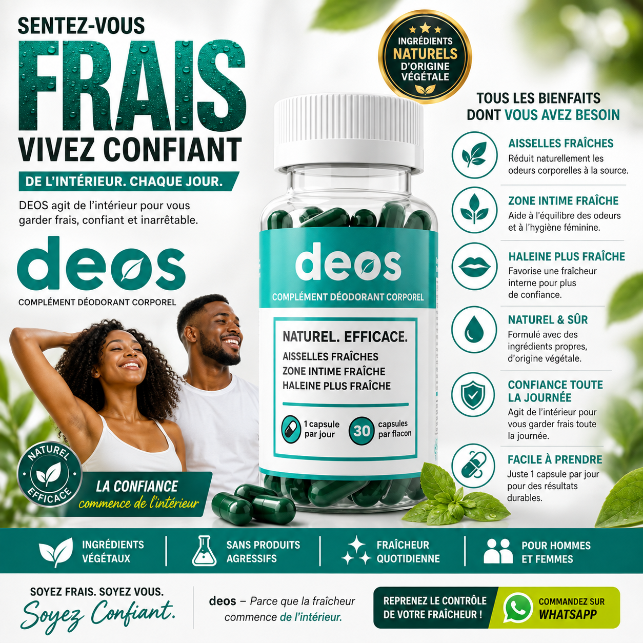 la solution contre la mauvaise haleine avec DEOS .